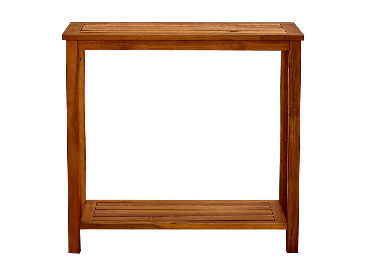 Console de jardin 80x35x75 cm Bois d'acacia solide OFR49296 BonneVie Meuble