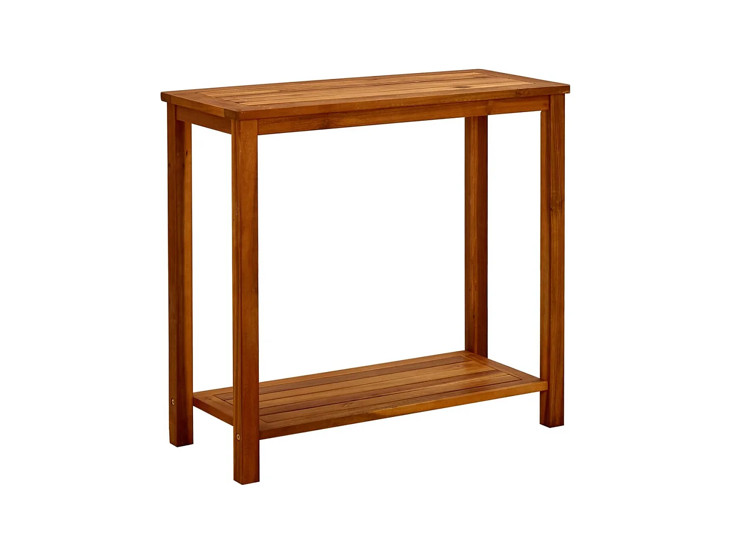 Console de jardin 80x35x75 cm Bois d'acacia solide OFR49296 BonneVie Meuble