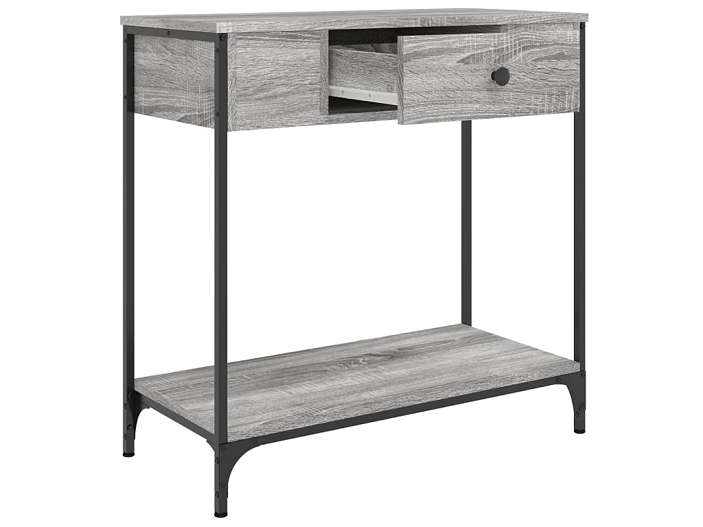 Konsolentisch,Flurtisch Grau Sonoma 75x34,5x75 cm Holzwerkstoff -gkd541922