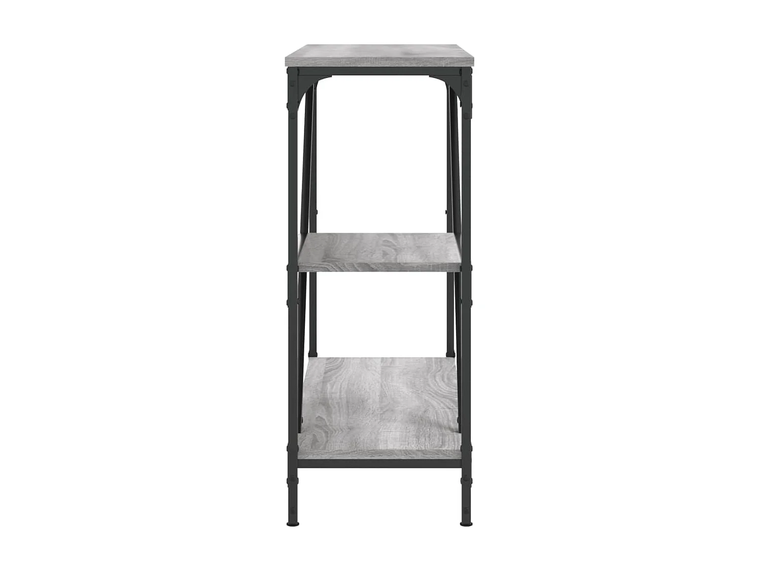 Console sonoma gris 88,5x30x75 cm bois d'ingénierie OFR48581 BonneVie Meuble