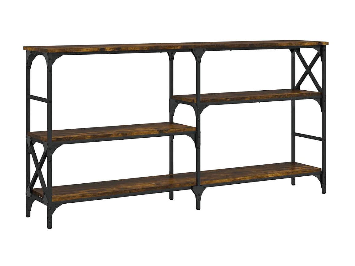 Konsolentisch,Flurtisch Räuchereiche 150x29x76,5 cm Holzwerkstoff -gkd655317