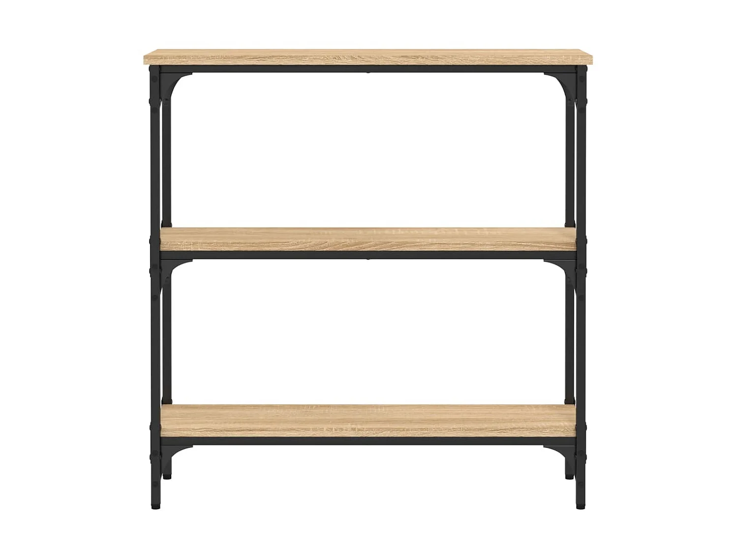 Console chêne sonoma 75x22,5x75 cm bois d'ingénierie OFR86136 BonneVie Meuble