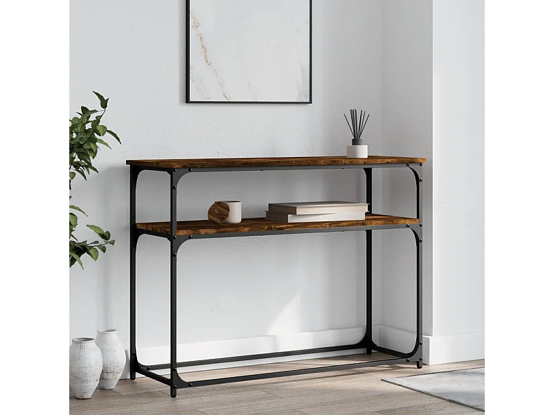 Konsolentisch,Flurtisch Räuchereiche 100x35,5x75 cm Holzwerkstoff -gkd792289