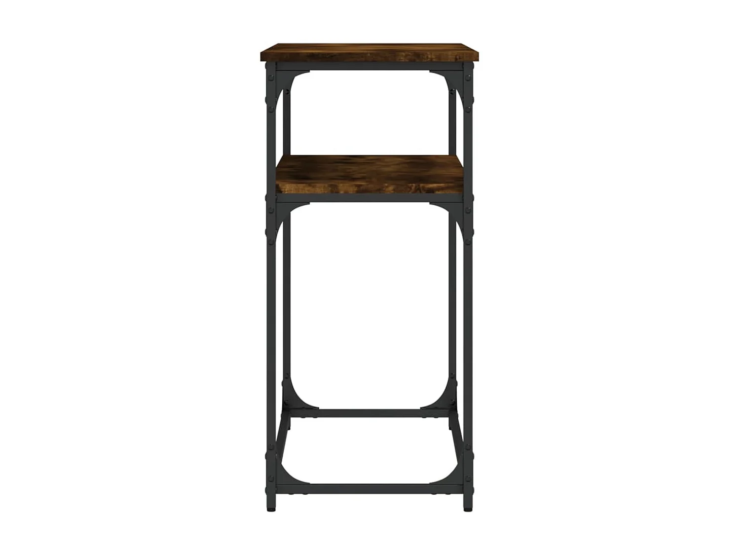 Console chêne fumé 100x35,5x75 cm bois d'ingénierie OFR64106 BonneVie Meuble