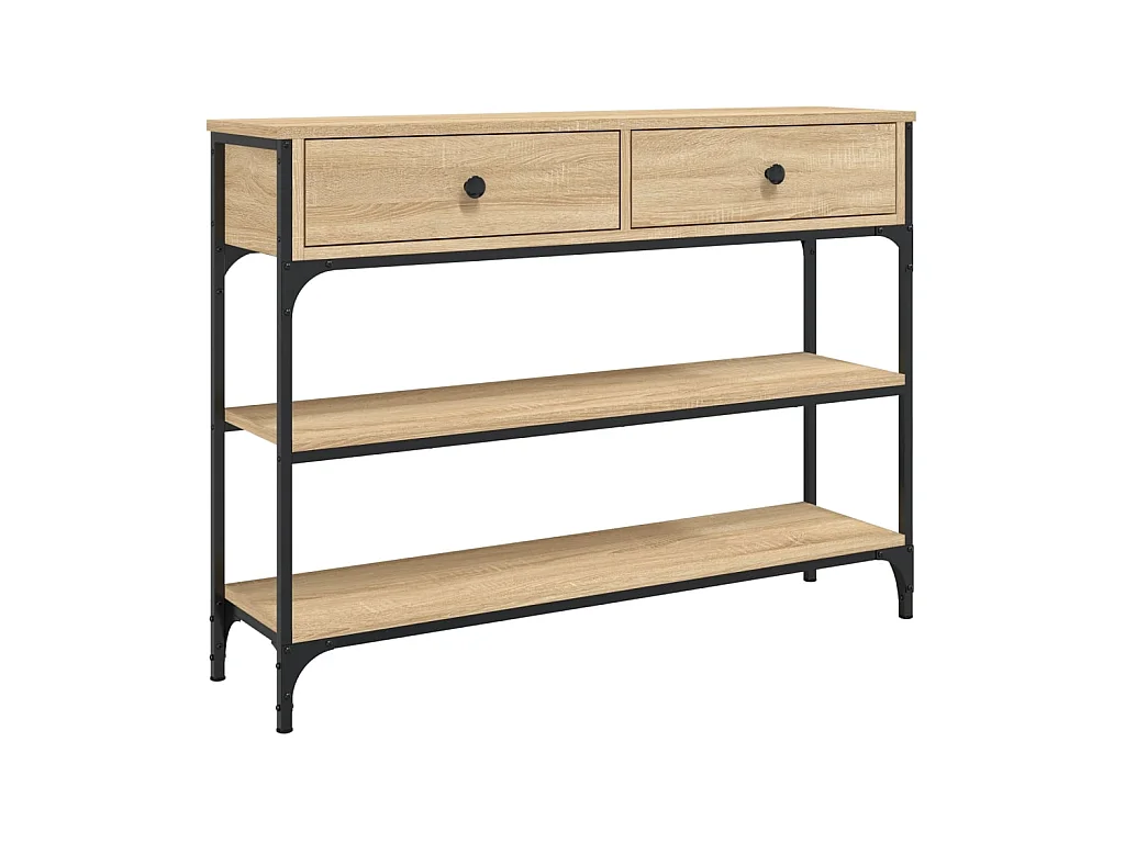 Konsolentisch,Flurtisch Sonoma-Eiche 100x25x75 cm Holzwerkstoff -gkd408049