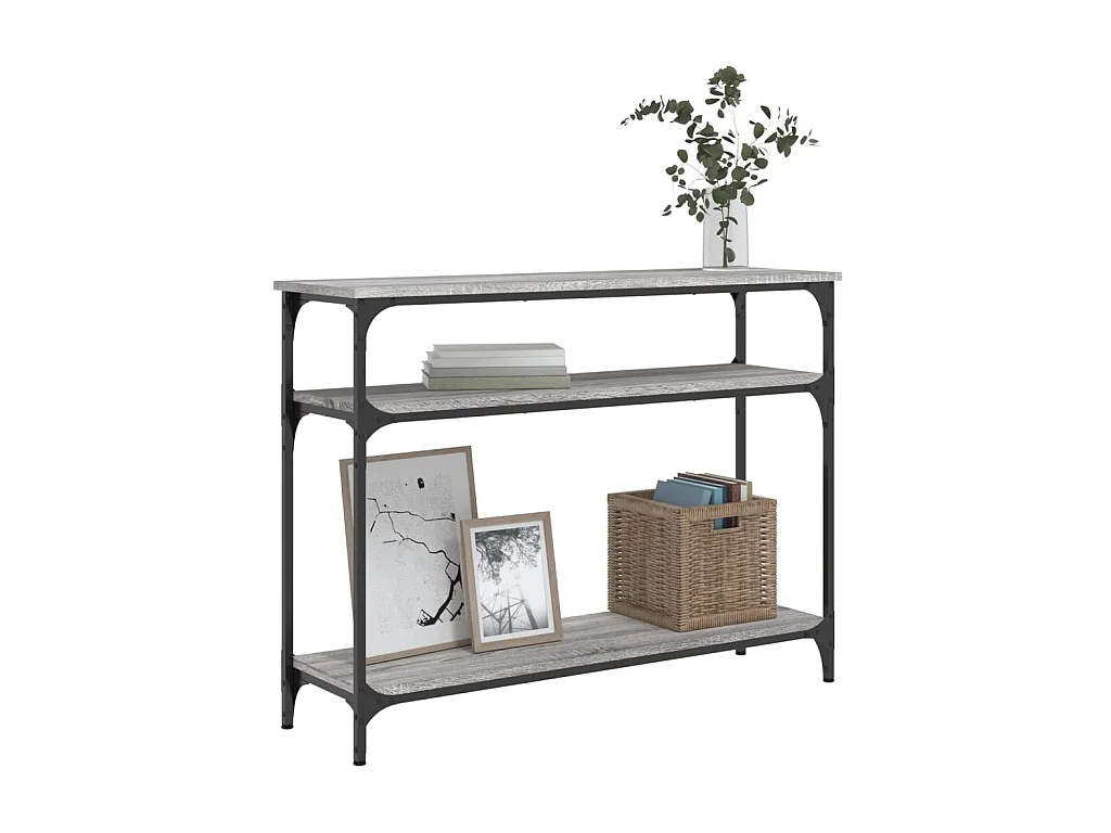 Konsolentisch,Flurtisch Grau Sonoma 100x29x75 cm Holzwerkstoff -gkd492341