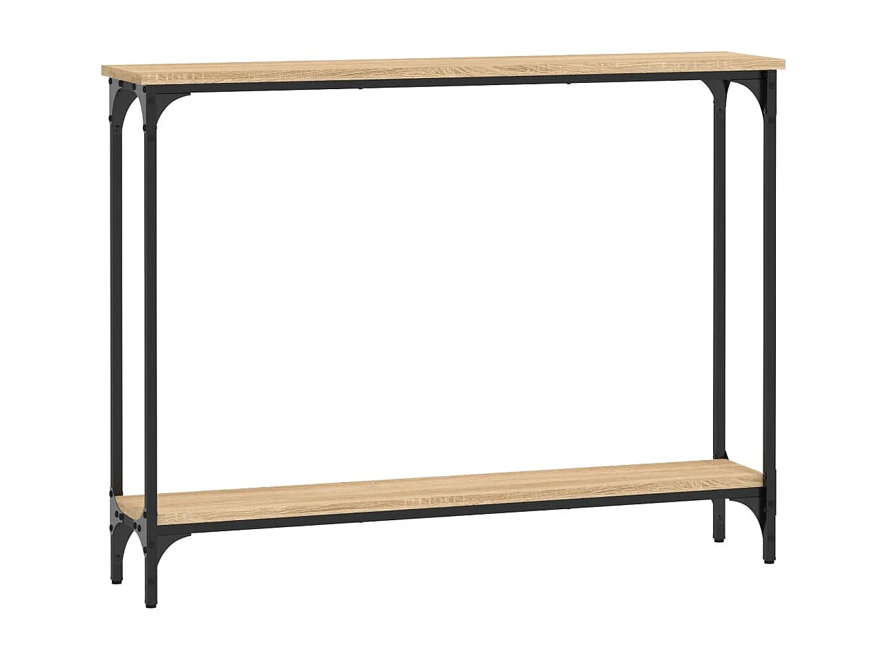 Console chêne sonoma 100x22,5x75 cm bois d'ingénierie OFR16374 BonneVie Meuble