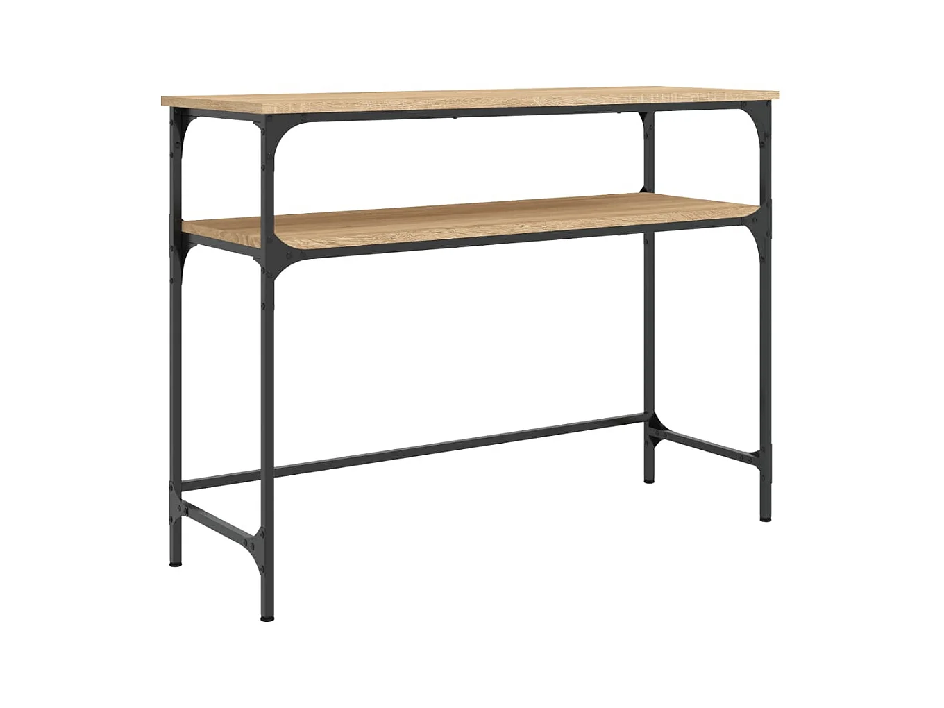 Konsolentisch,Flurtisch Sonoma-Eiche 100x35,5x75 cm Holzwerkstoff -gkd867134