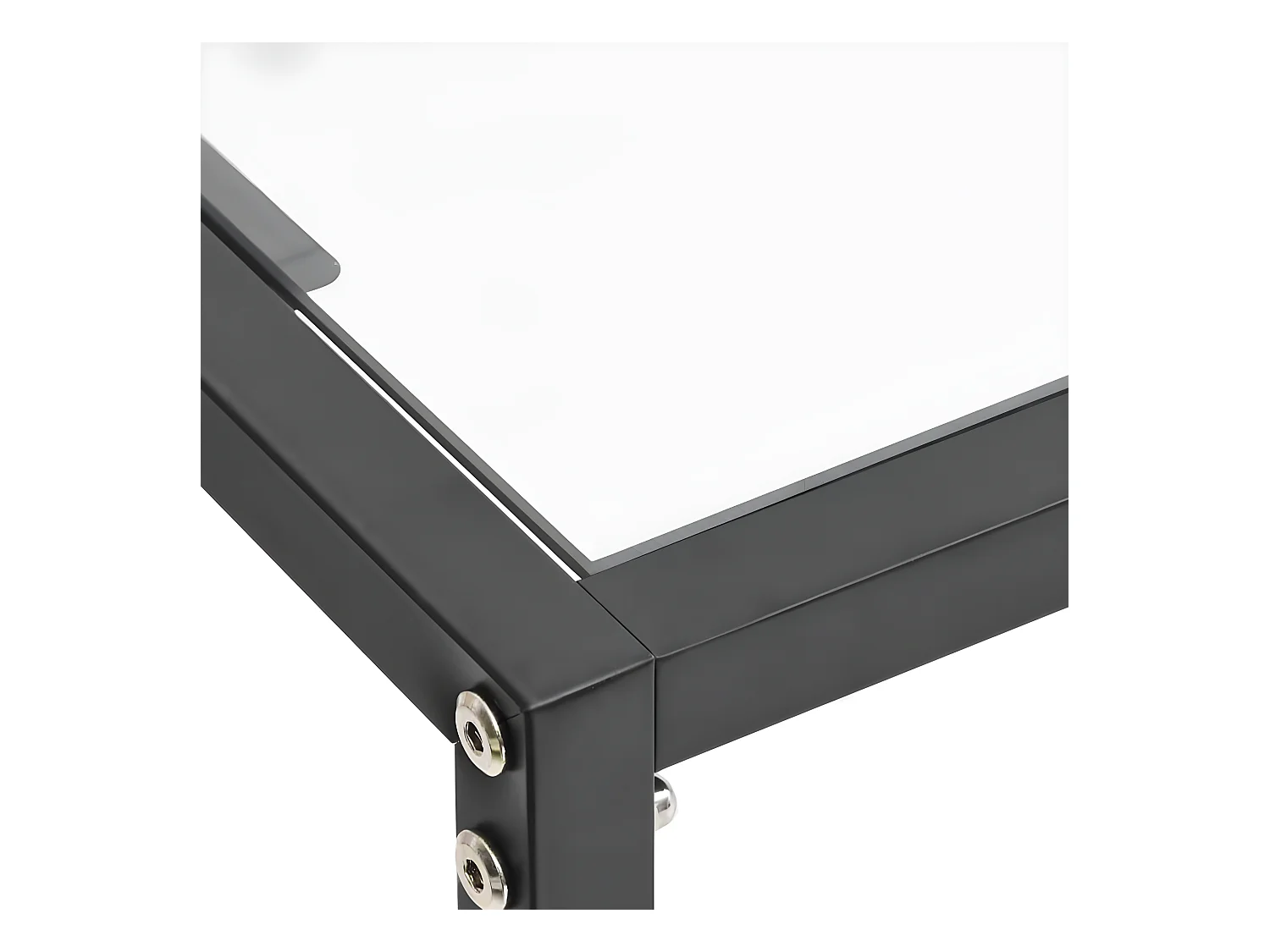 Mesa consola vidrio templado transparente 180x35x75,5 cm ES242305