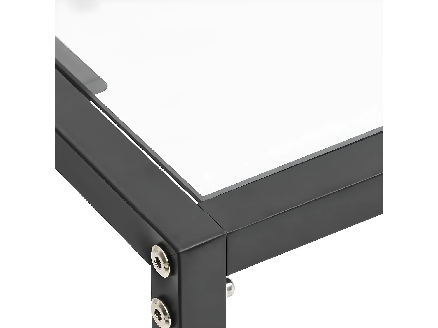 Mesa consola transparente 180x35x75,5 cm vidro temperado PT921788