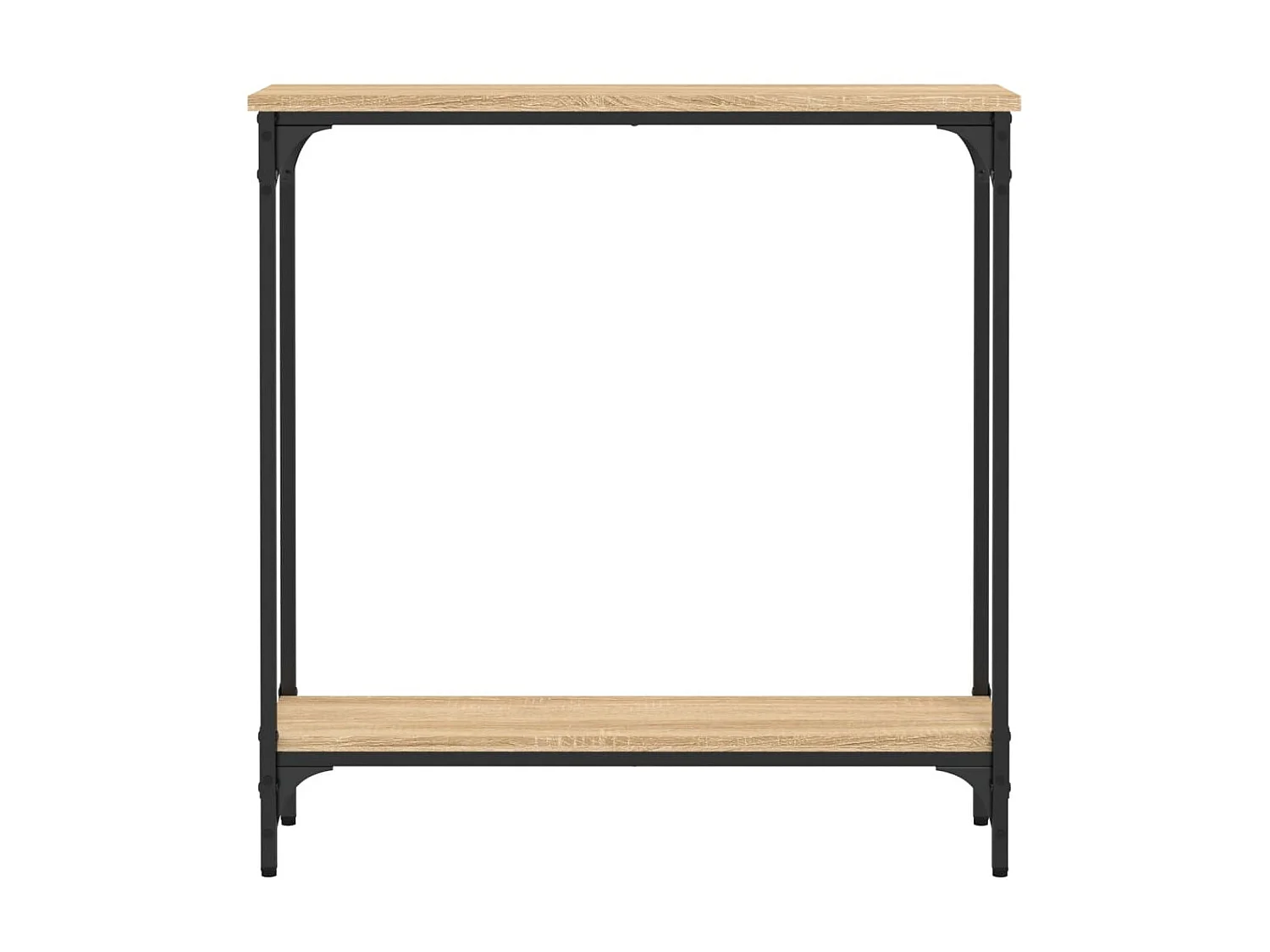 Console chêne sonoma 75x22,5x75 cm bois d'ingénierie OFR50412 BonneVie Meuble