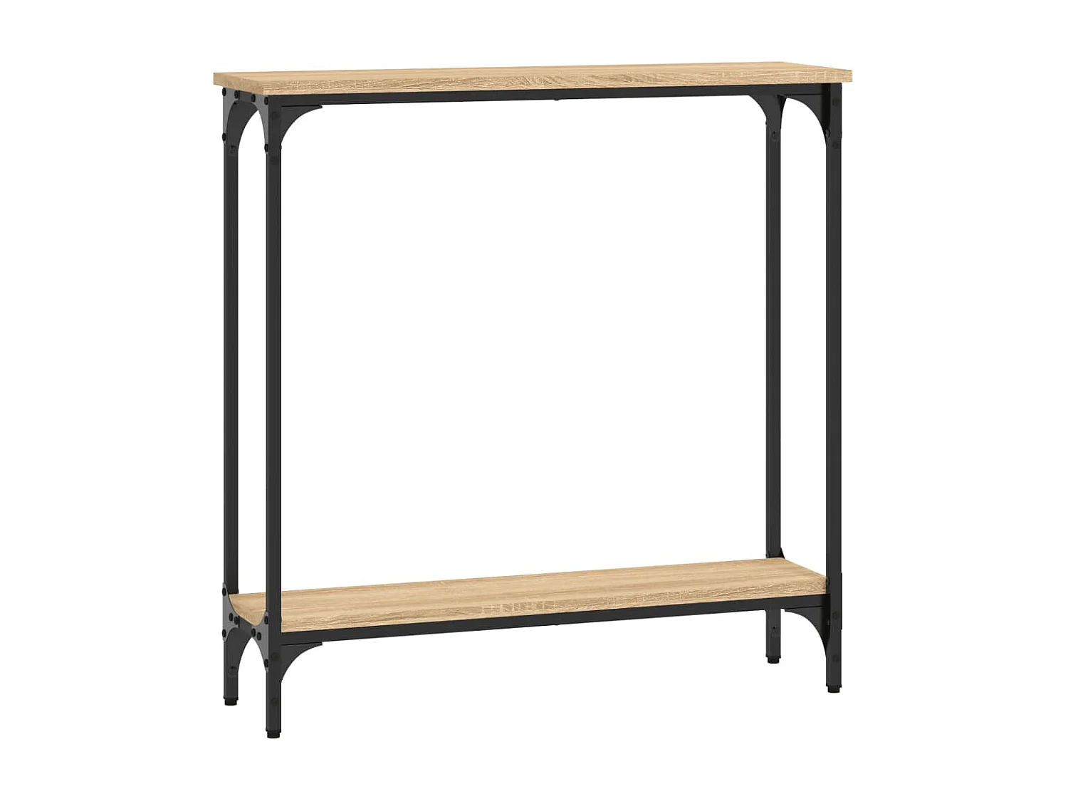 Console chêne sonoma 75x22,5x75 cm bois d'ingénierie OFR50412 BonneVie Meuble