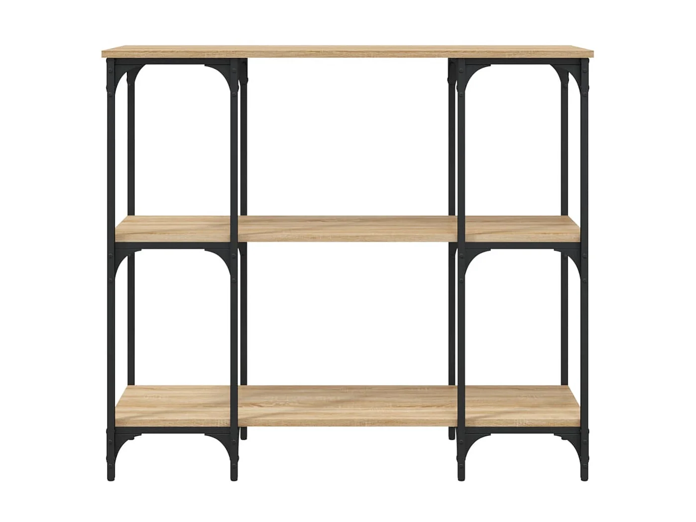 Console chêne sonoma 102x35x90 cm bois d'ingénierie OFR91169 BonneVie Meuble
