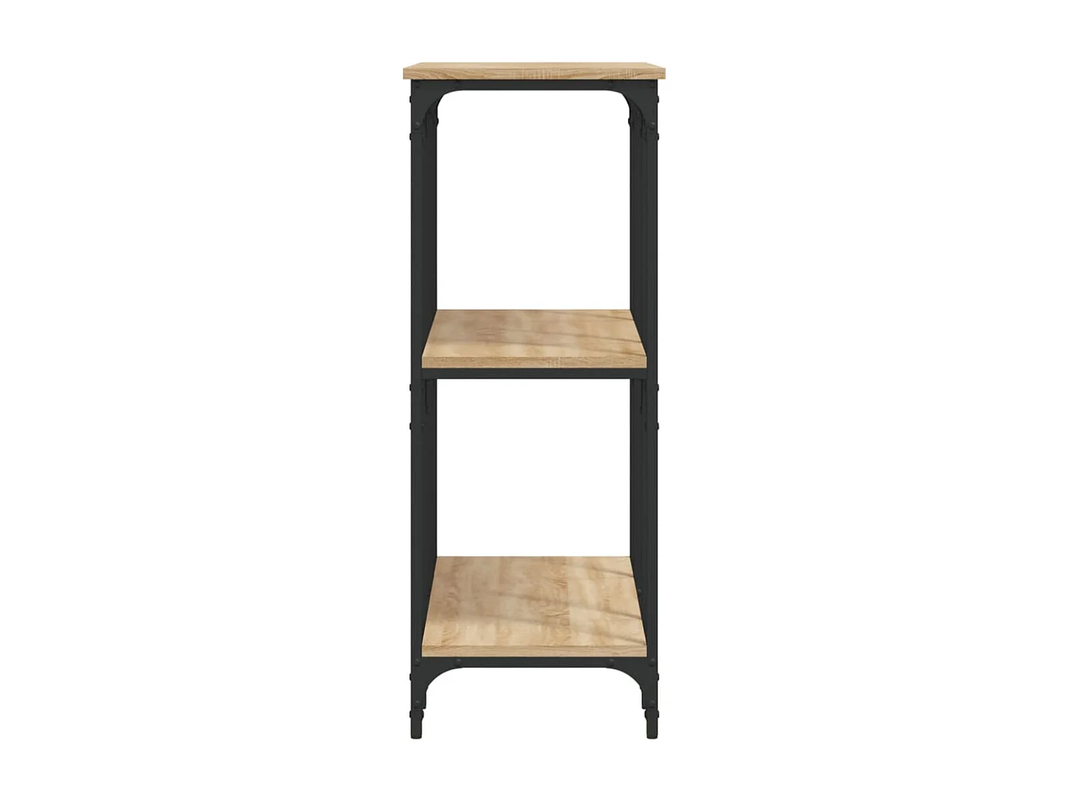 Console chêne sonoma 102x35x90 cm bois d'ingénierie OFR91169 BonneVie Meuble