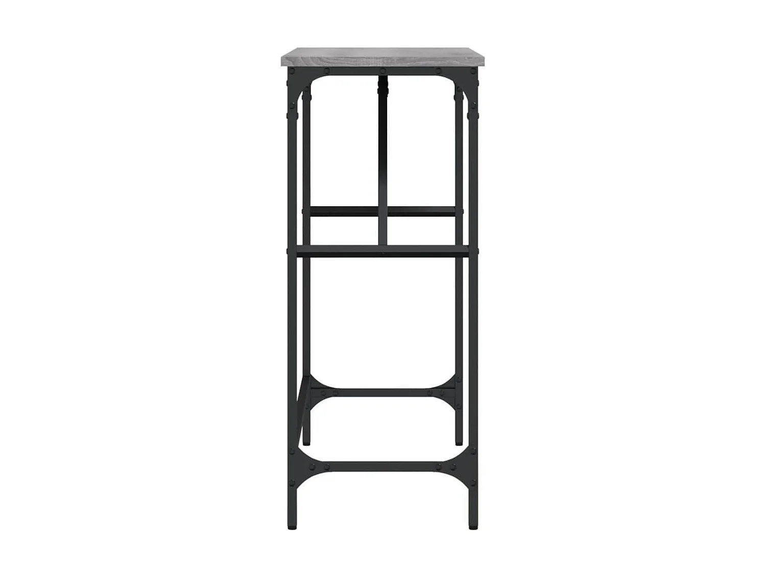 Console sonoma gris 100x32x75 cm bois d'ingénierie OFR98883 BonneVie Meuble