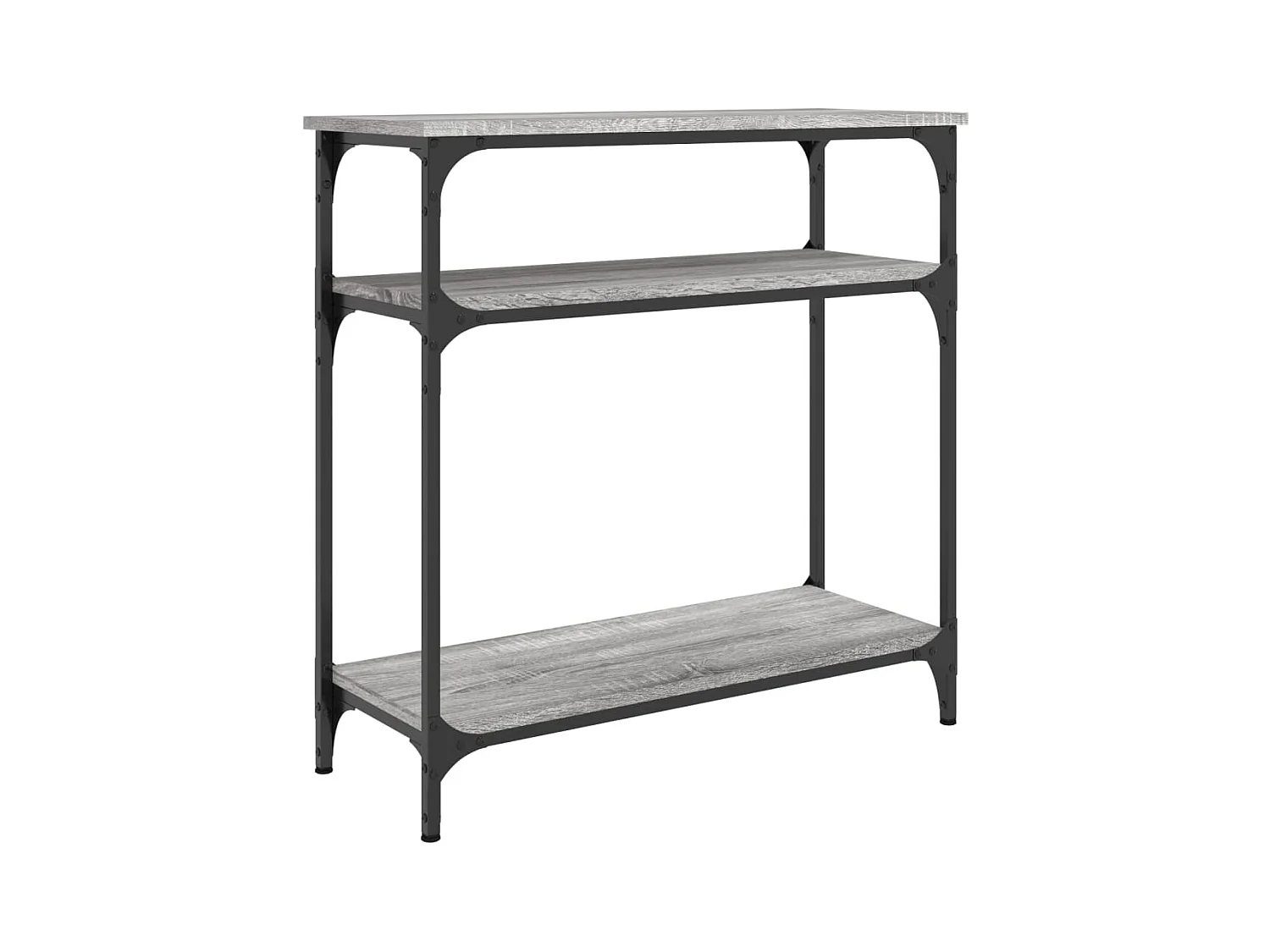 Konsolentisch,Flurtisch Grau Sonoma 75x29x75 cm Holzwerkstoff -gkd107567