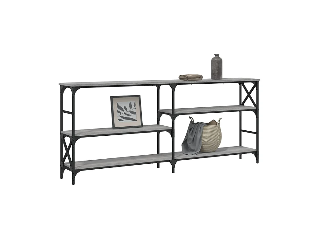 Konsolentisch,Flurtisch Grau Sonoma 180x29x76,5 cm Holzwerkstoff -gkd350542