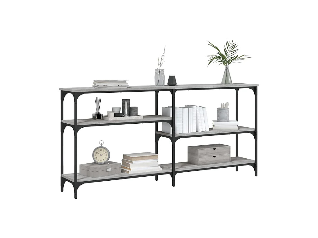 Konsolentisch,Flurtisch Grau Sonoma 160x29x75 cm Holzwerkstoff -gkd342456
