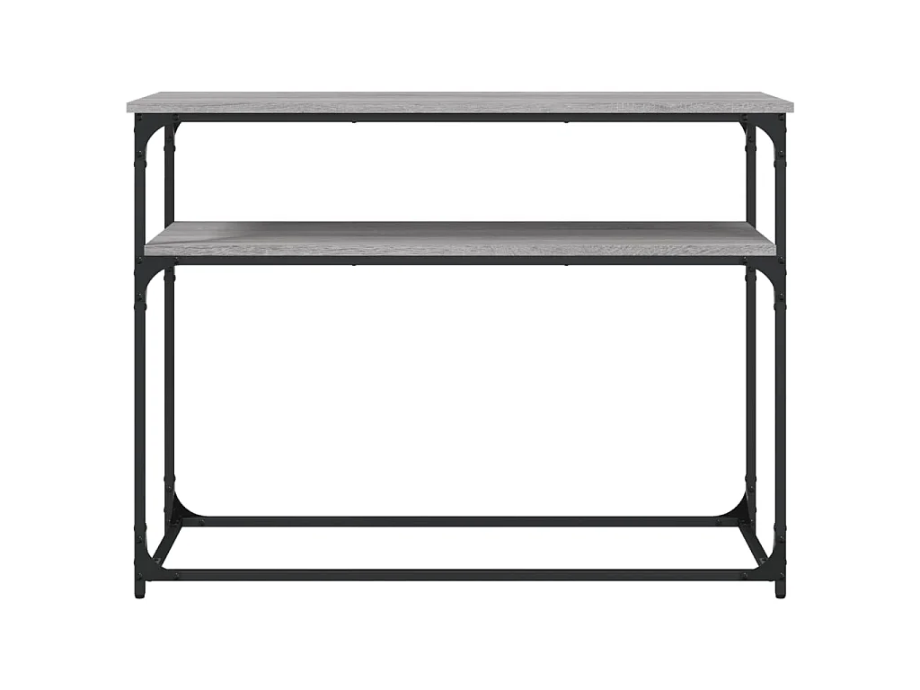 Console sonoma gris 100x35,5x75 cm bois d'ingénierie OFR46039 BonneVie Meuble