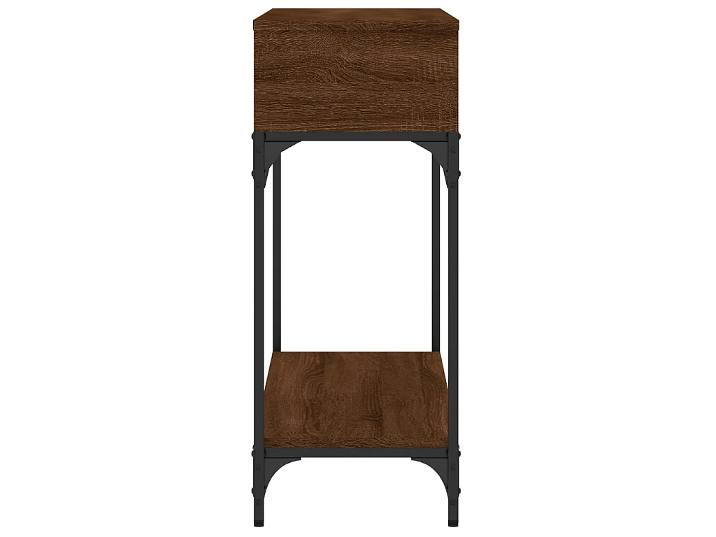 Konsolentisch,Flurtisch Braun Eichen-Optik 100x30,5x75 cm Holzwerkstoff -gkd922311