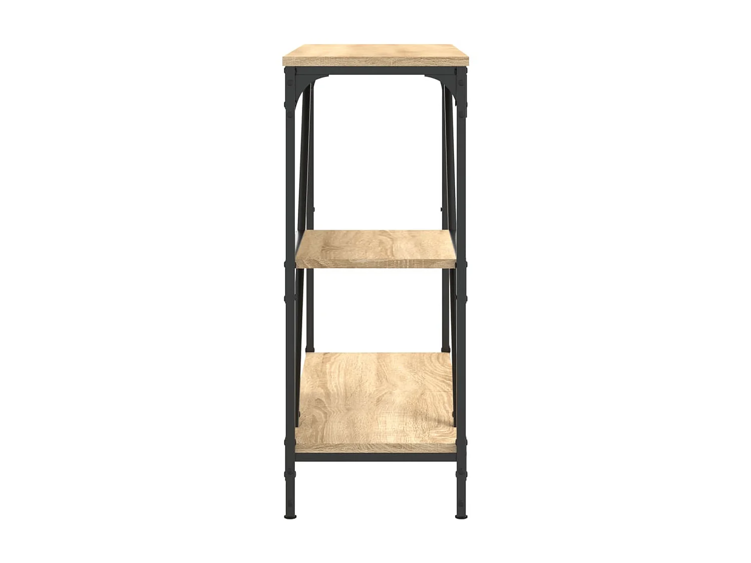 Console chêne sonoma 88,5x30x75 cm bois d'ingénierie OFR16091 BonneVie Meuble