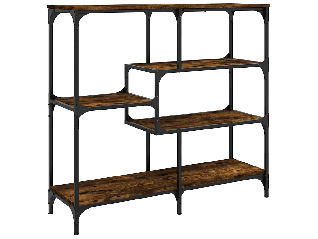 Console chêne fumé 103x32x95 cm bois d'ingénierie OFR70970 BonneVie Meuble