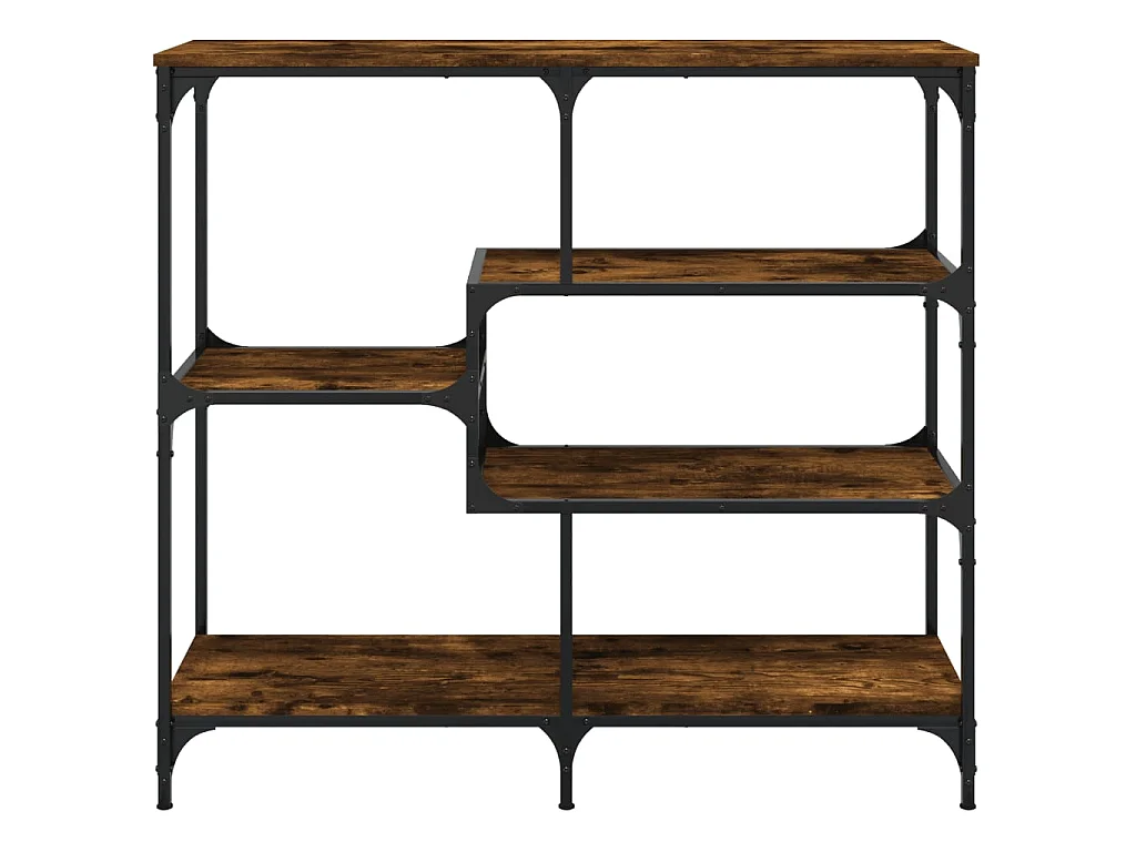 Console chêne fumé 103x32x95 cm bois d'ingénierie OFR70970 BonneVie Meuble