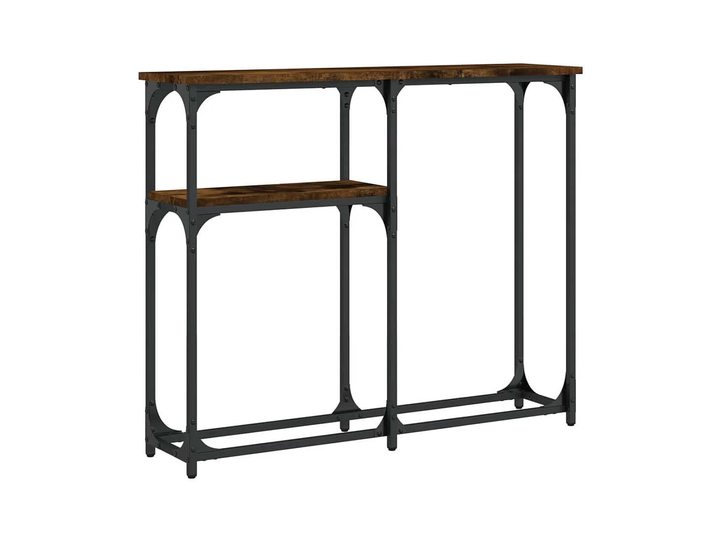 Konsolentisch,Flurtisch Räuchereiche 90x22,5x75 cm Holzwerkstoff -gkd876983