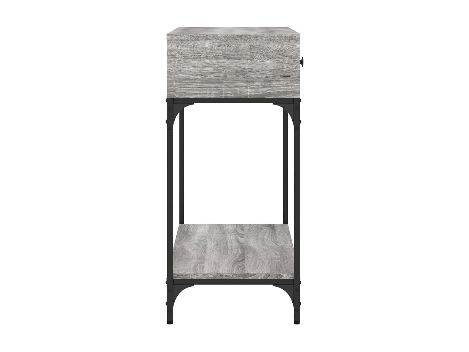 Console sonoma gris 100x34,5x75 cm bois d'ingénierie OFR48401 BonneVie Meuble