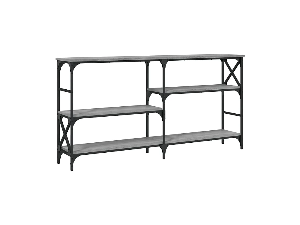 Konsolentisch,Flurtisch Grau Sonoma 150x29x76,5 cm Holzwerkstoff -gkd713596