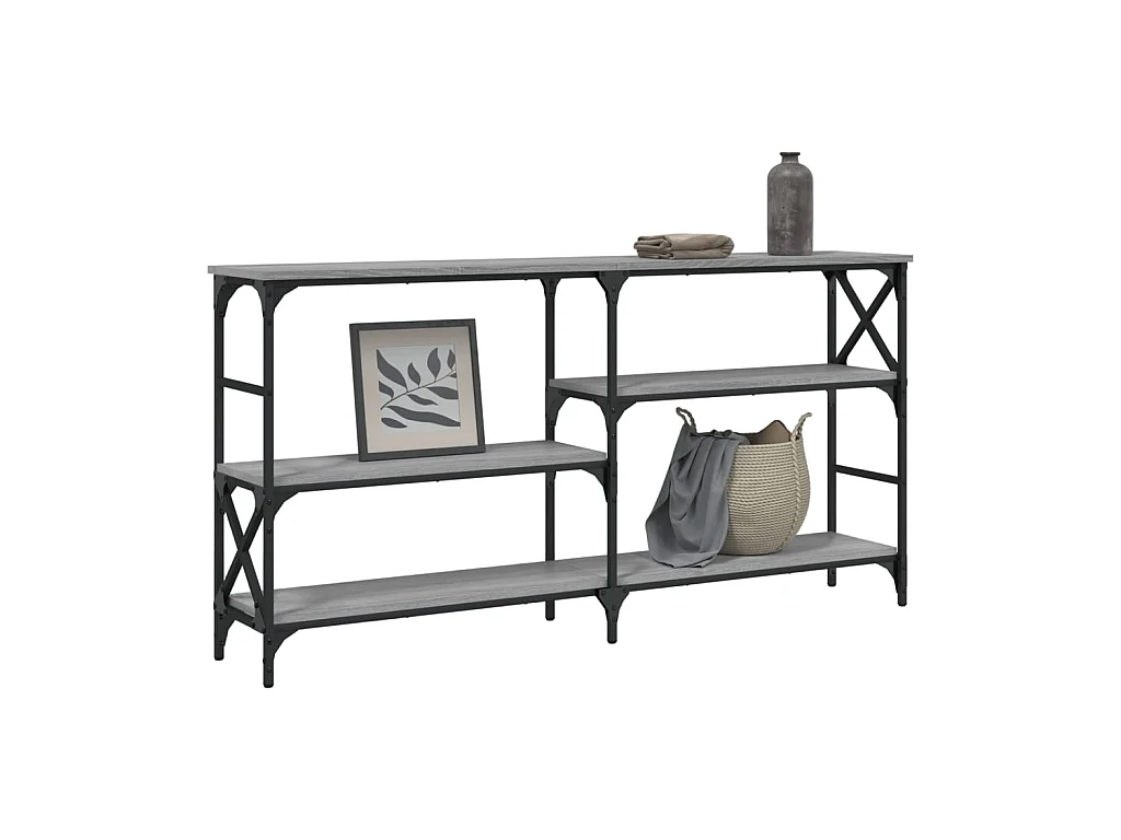 Konsolentisch,Flurtisch Grau Sonoma 150x29x76,5 cm Holzwerkstoff -gkd713596