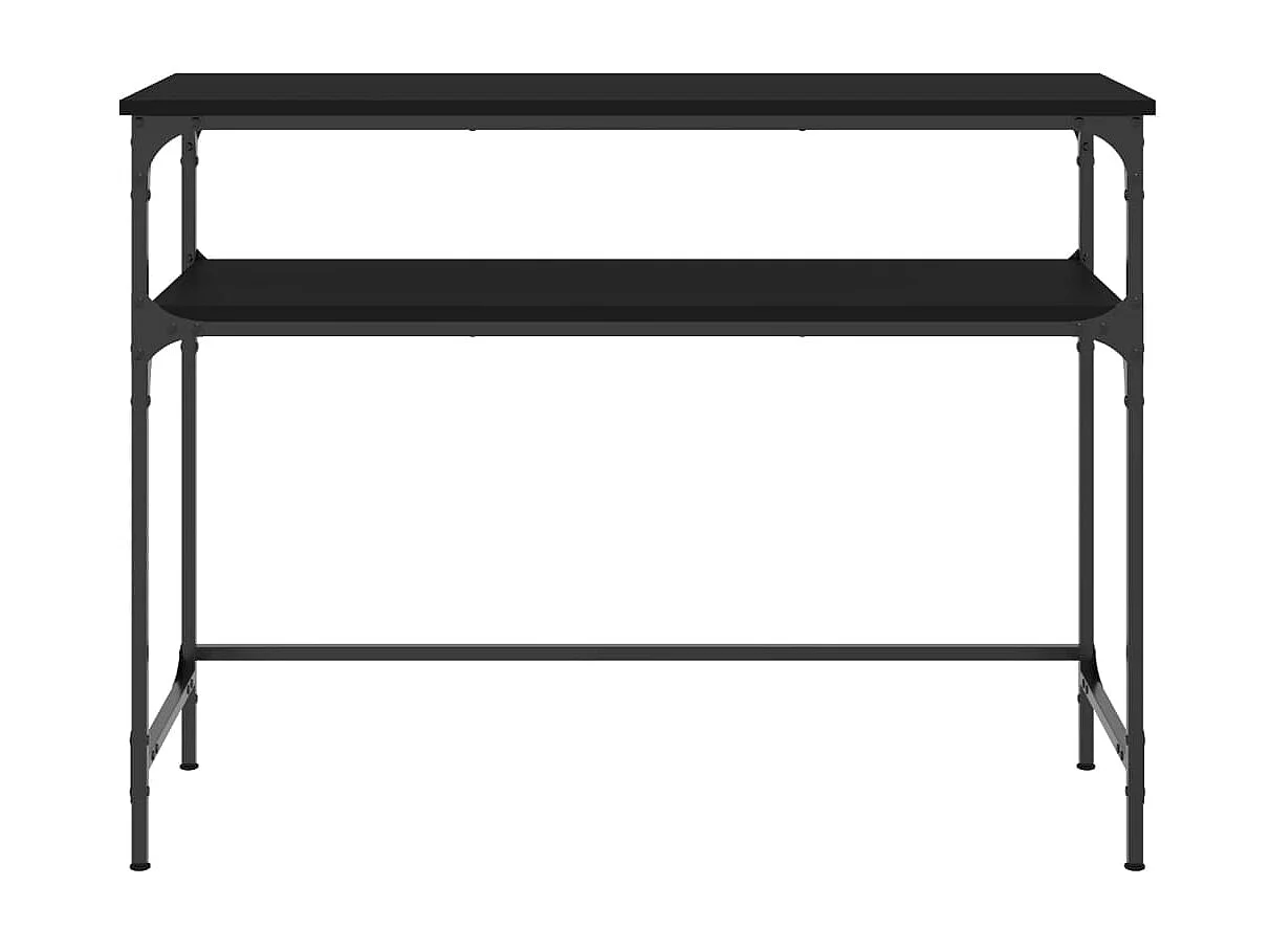 Konsolentisch,Flurtisch Schwarz 100x35,5x75 cm Holzwerkstoff -gkd387023