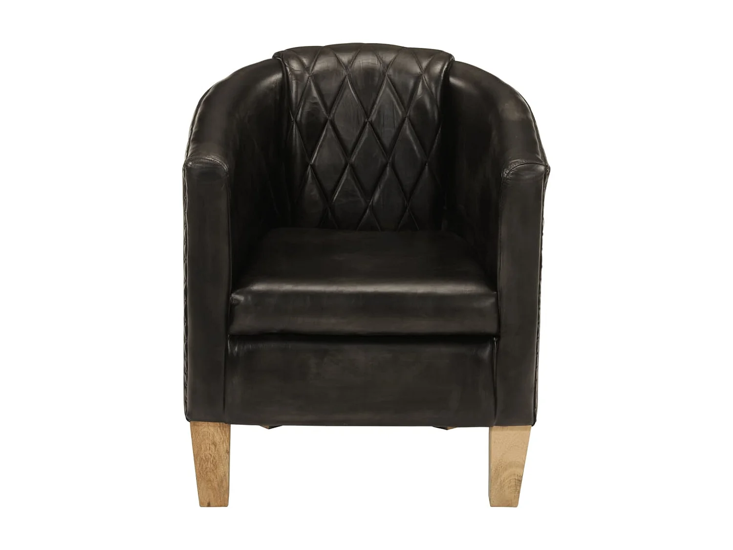 Fauteuil cabriolet gris cuir véritable FVBB82823