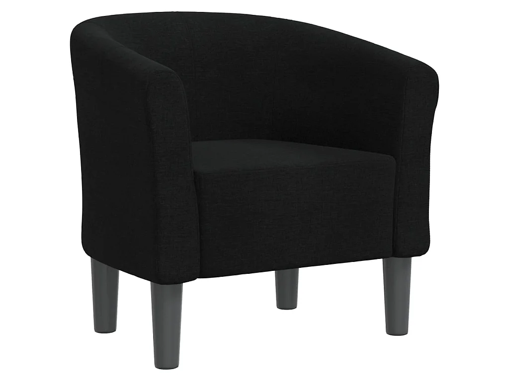 Poltrona tecido preto PT167045