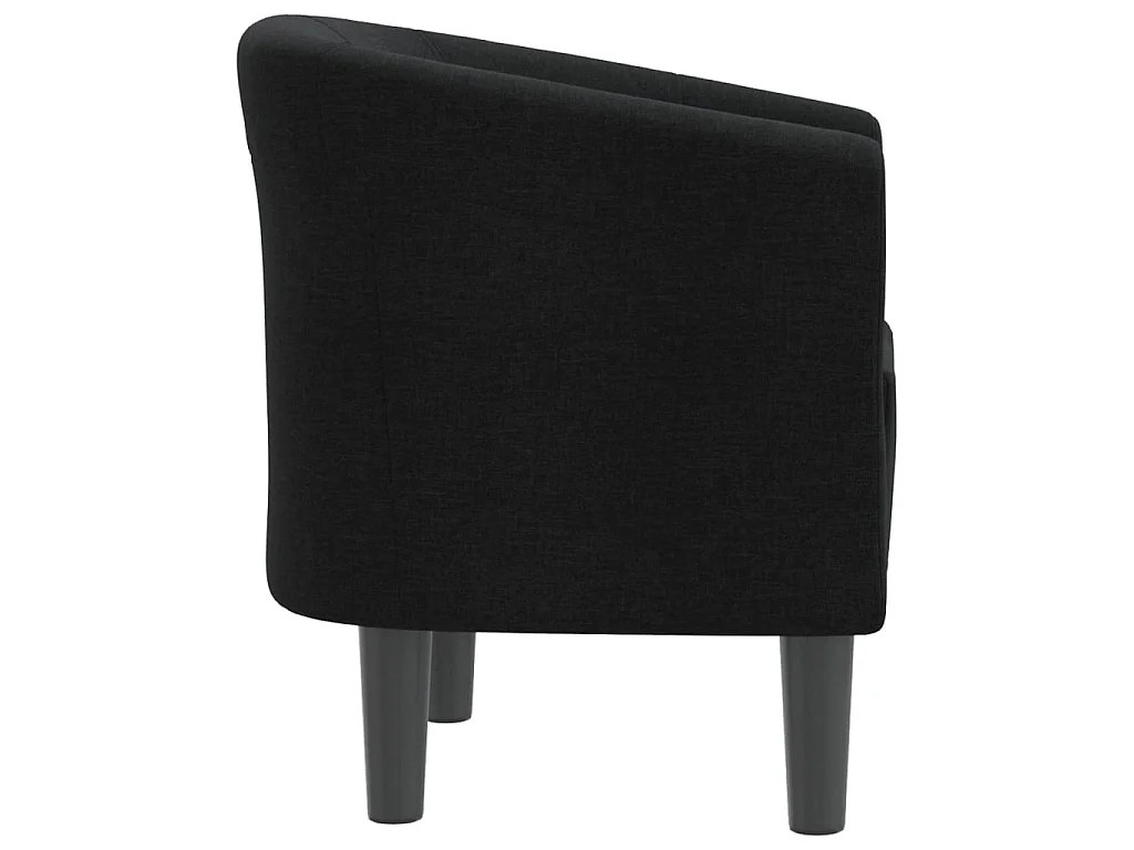 Poltrona tecido preto PT167045