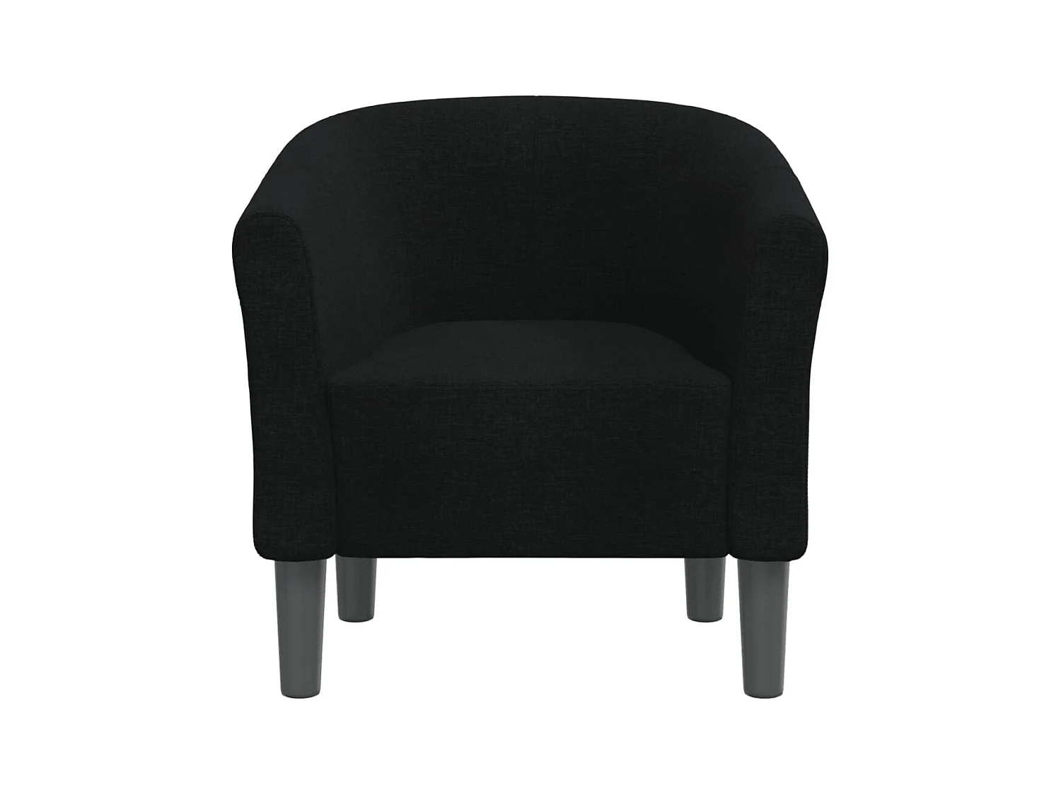 Sillón de tela negra ES51357