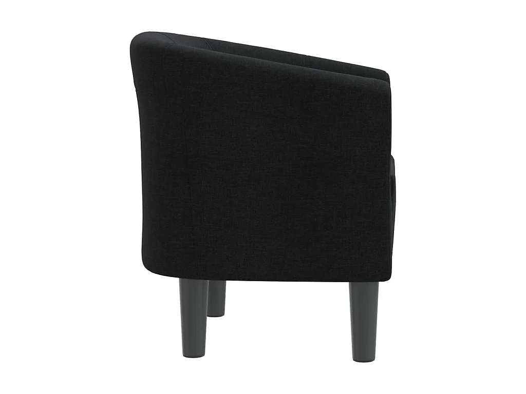 Sillón de tela negra ES51357