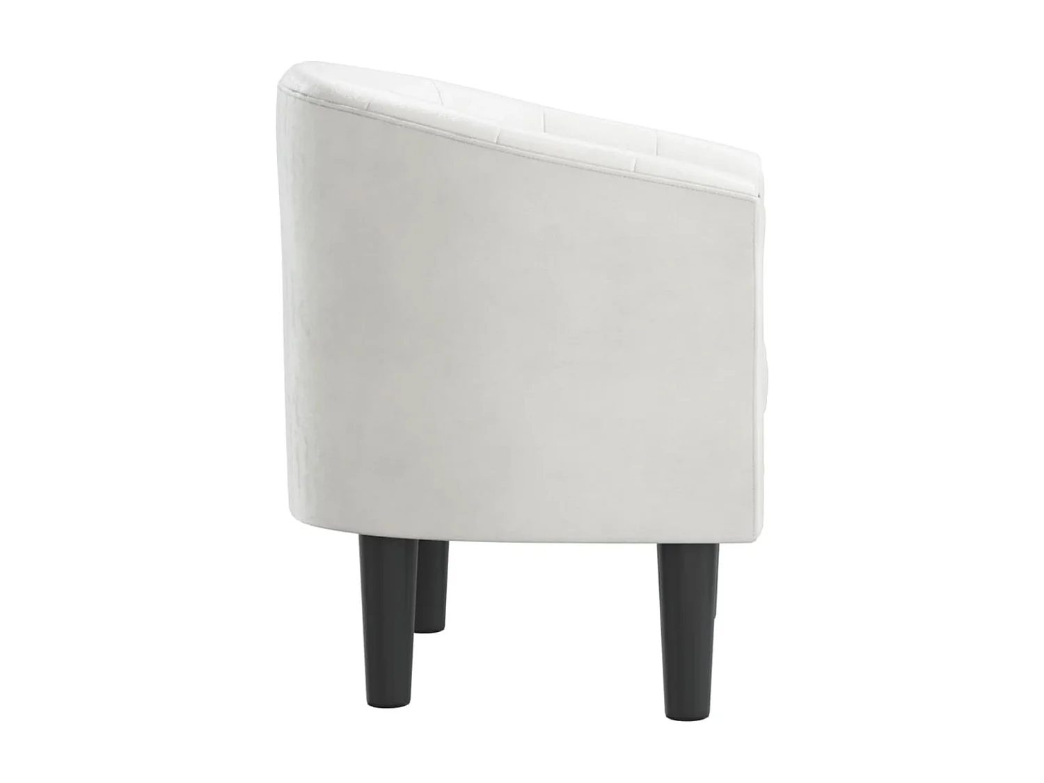 Sillón cuero sintético blanco ES80664