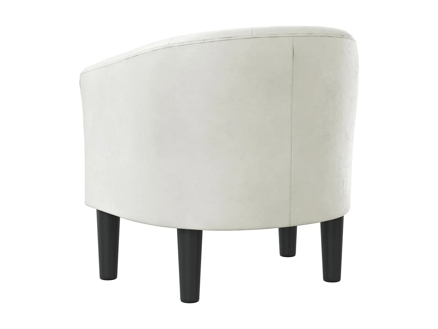 Sillón cuero sintético blanco ES80664