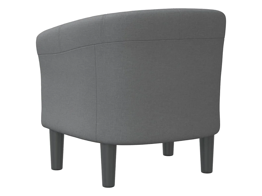 Kuipstoel stof donkergrijs NL328470