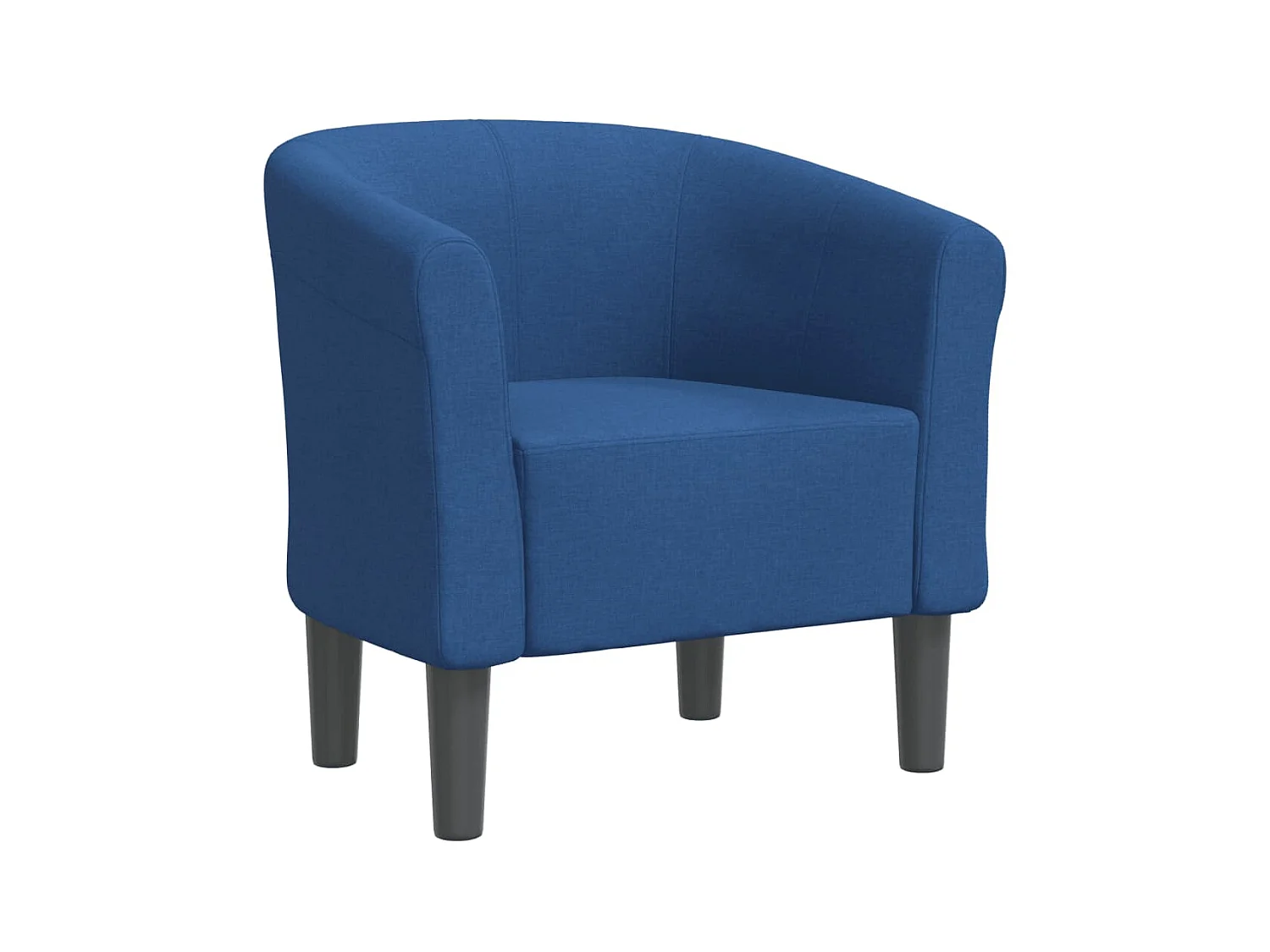 Fauteuil cabriolet moderne bleu tissu SEF30194