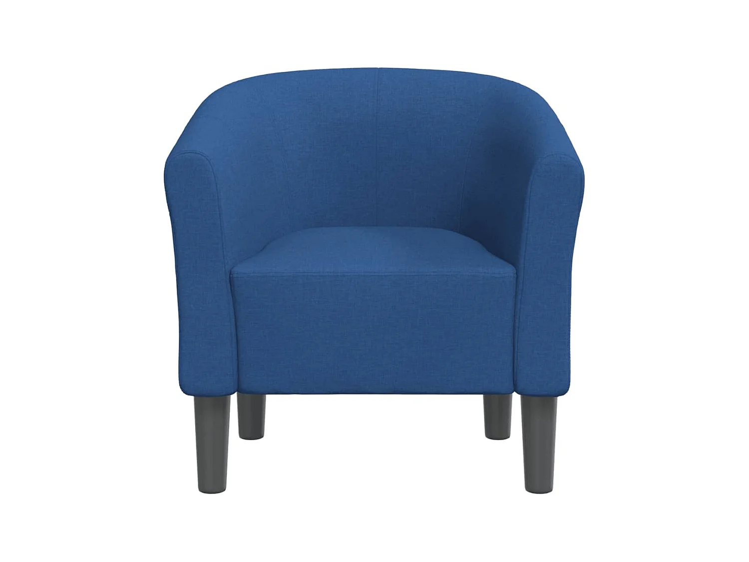 Fauteuil cabriolet moderne bleu tissu SEF30194