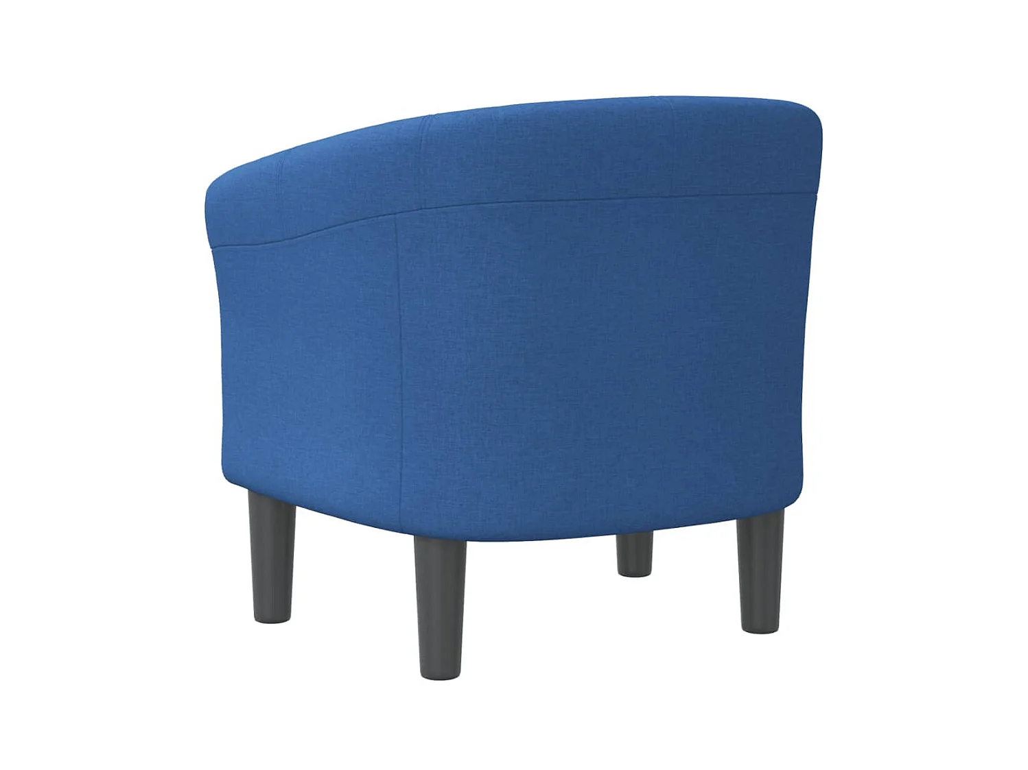 Fauteuil cabriolet moderne bleu tissu SEF30194
