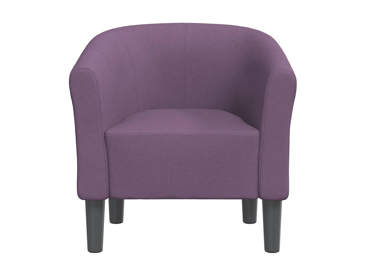 Fauteuil cabriolet moderne violet tissu SEF40797