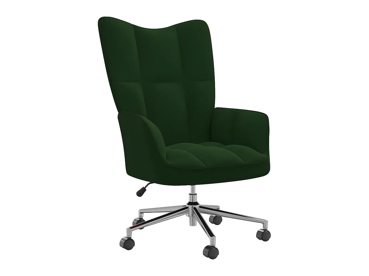 Fauteuil pivotant et chambre Vert foncé Velours OIU3331