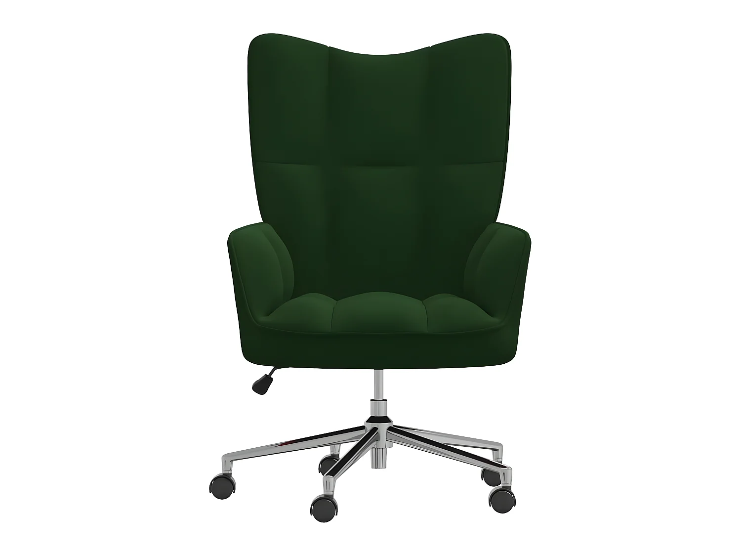 Fauteuil pivotant et chambre Vert foncé Velours OIU3331