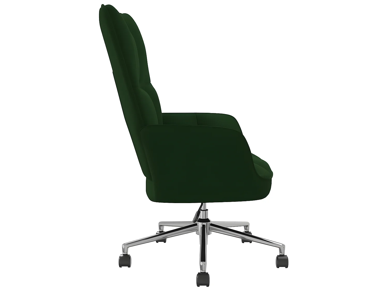 Fauteuil pivotant et chambre Vert foncé Velours OIU3331