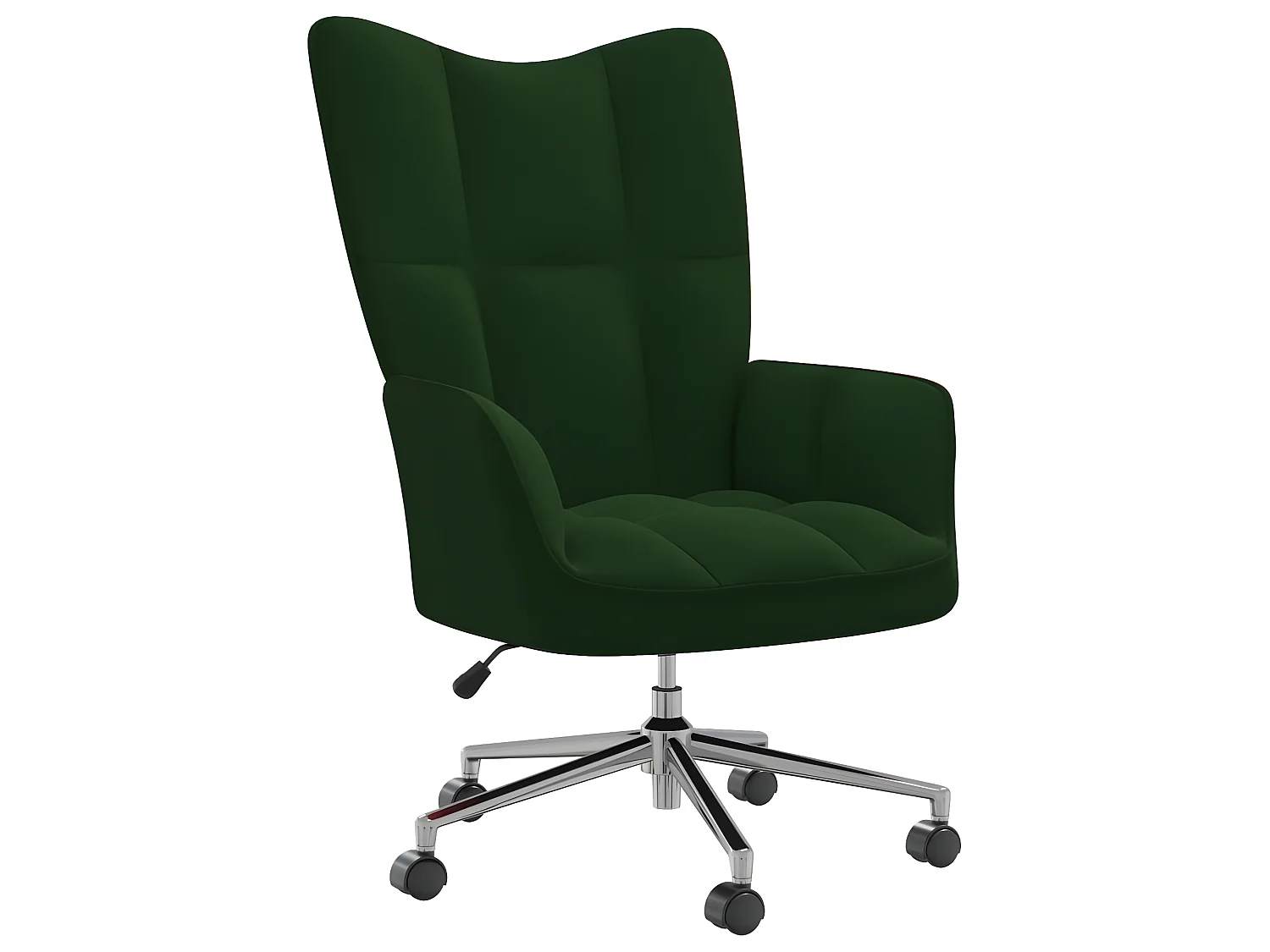 Fauteuil pivotant et chambre Vert foncé Velours OIU3331