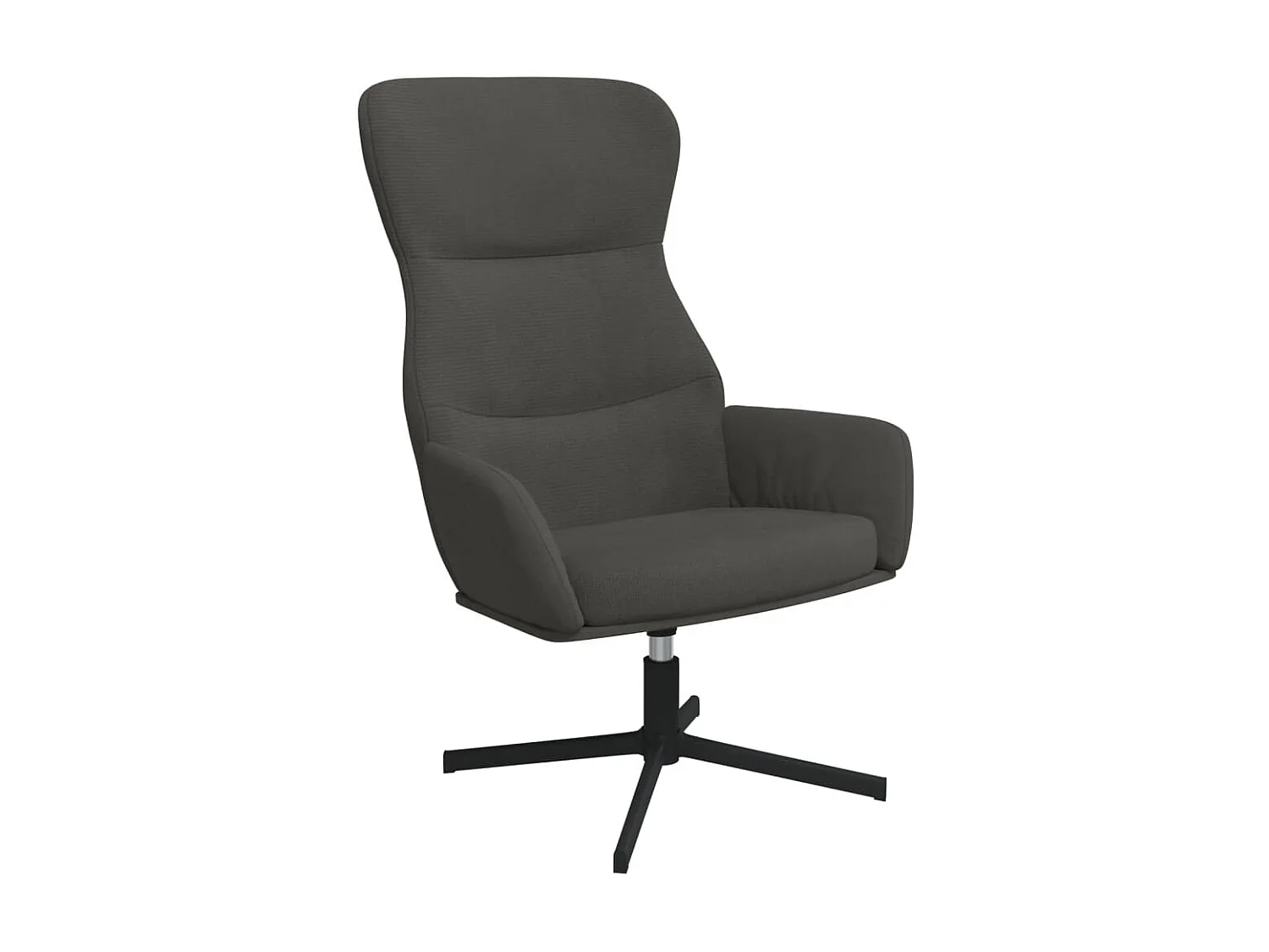 Fauteuil pivotant Gris foncé Velours OIU5151