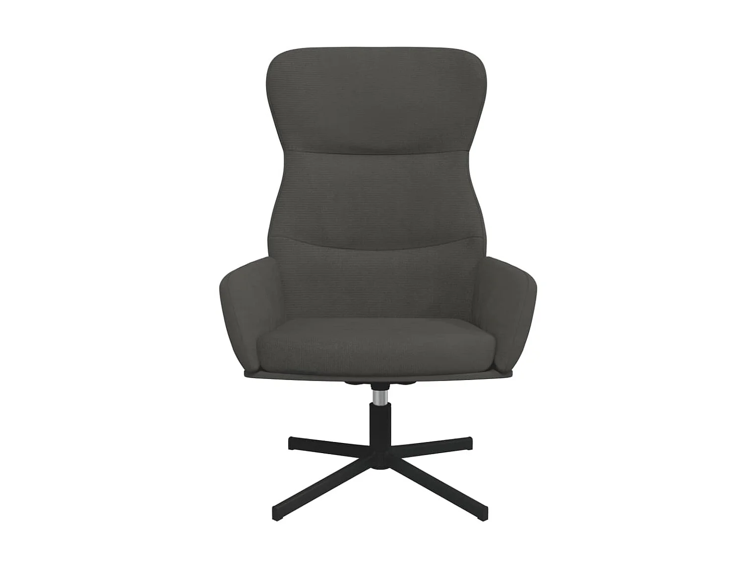 Fauteuil pivotant Gris foncé Velours OIU5151
